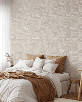 Beige Minimalist Lines Wallpaper by Coloritto, showcasing clean, modern lines for a sleek and minimalist look. Coloritto, Naperville